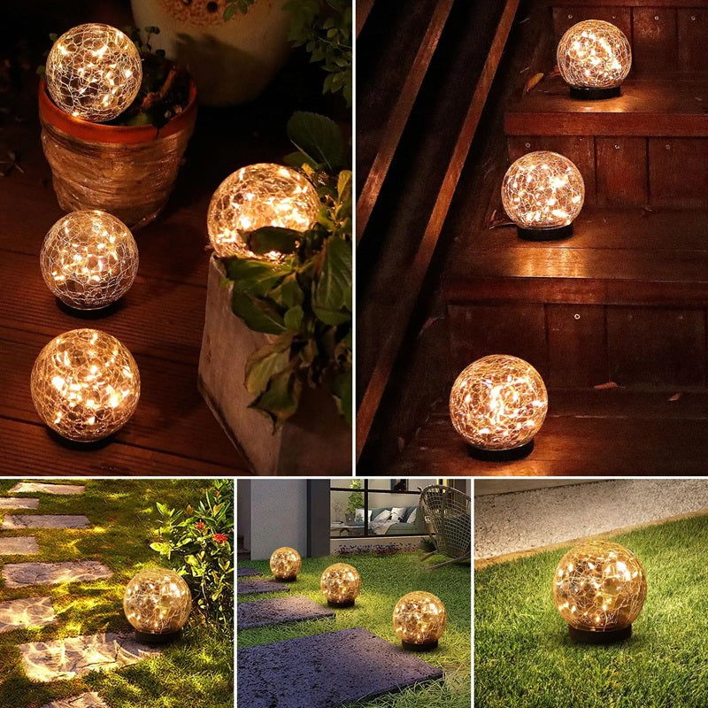 Set de 3 Luces LED Solares: Decora tus Exteriores con Cero Consumo