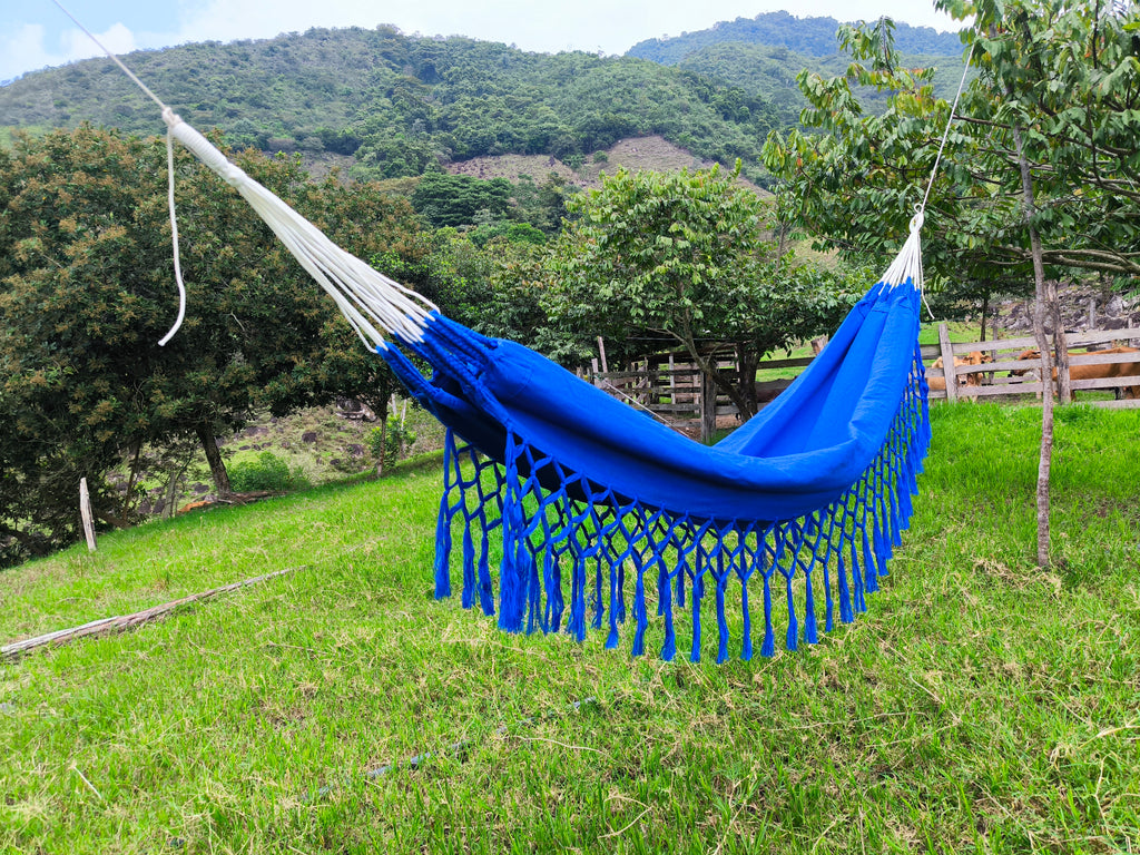 Hamaca Colgante de Algodón Doble: El Descanso Perfecto para tu Hogar
