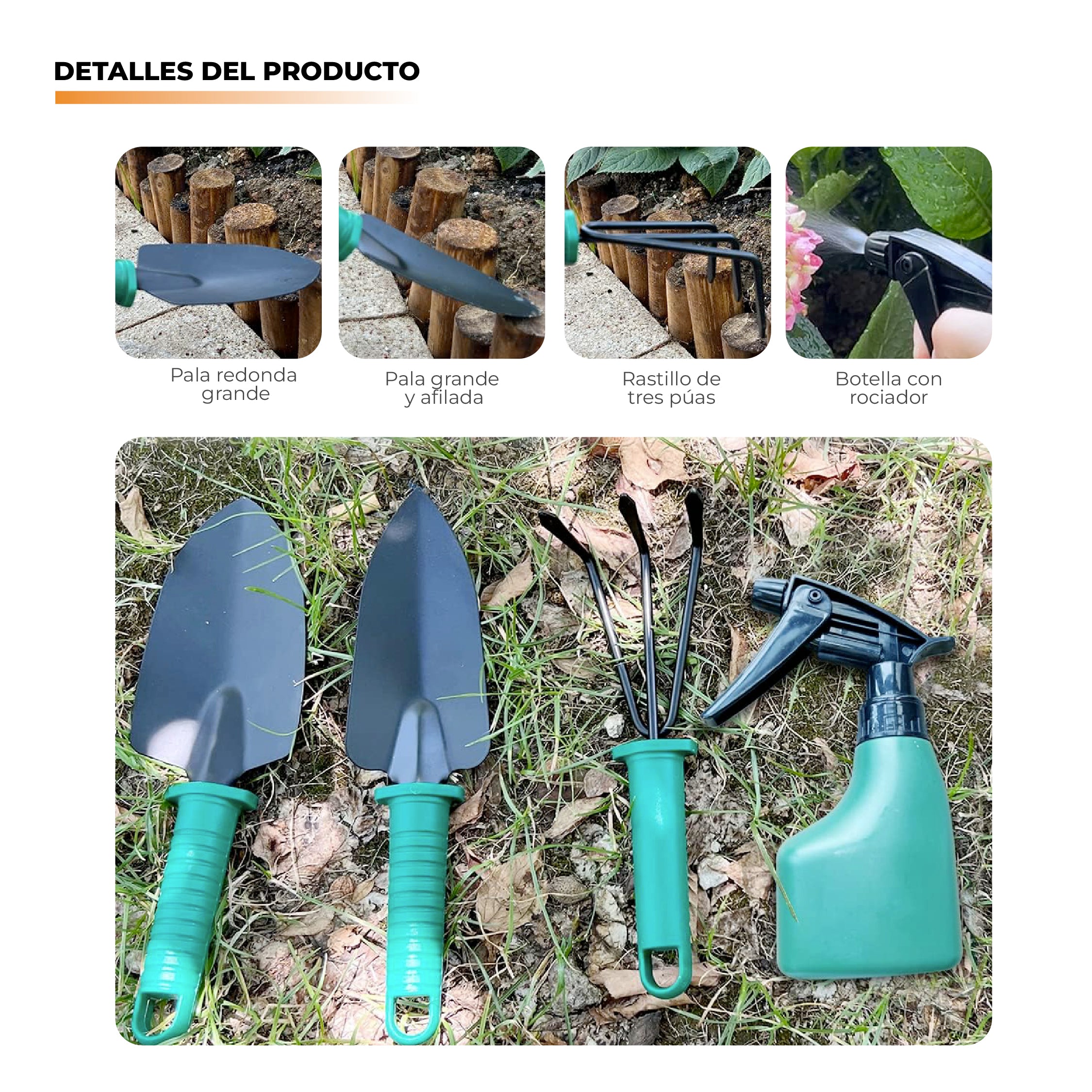 Kit de Jardinería Hextul (10 Pzs): Crea el Jardín de tus Sueños con Menos Esfuerzo