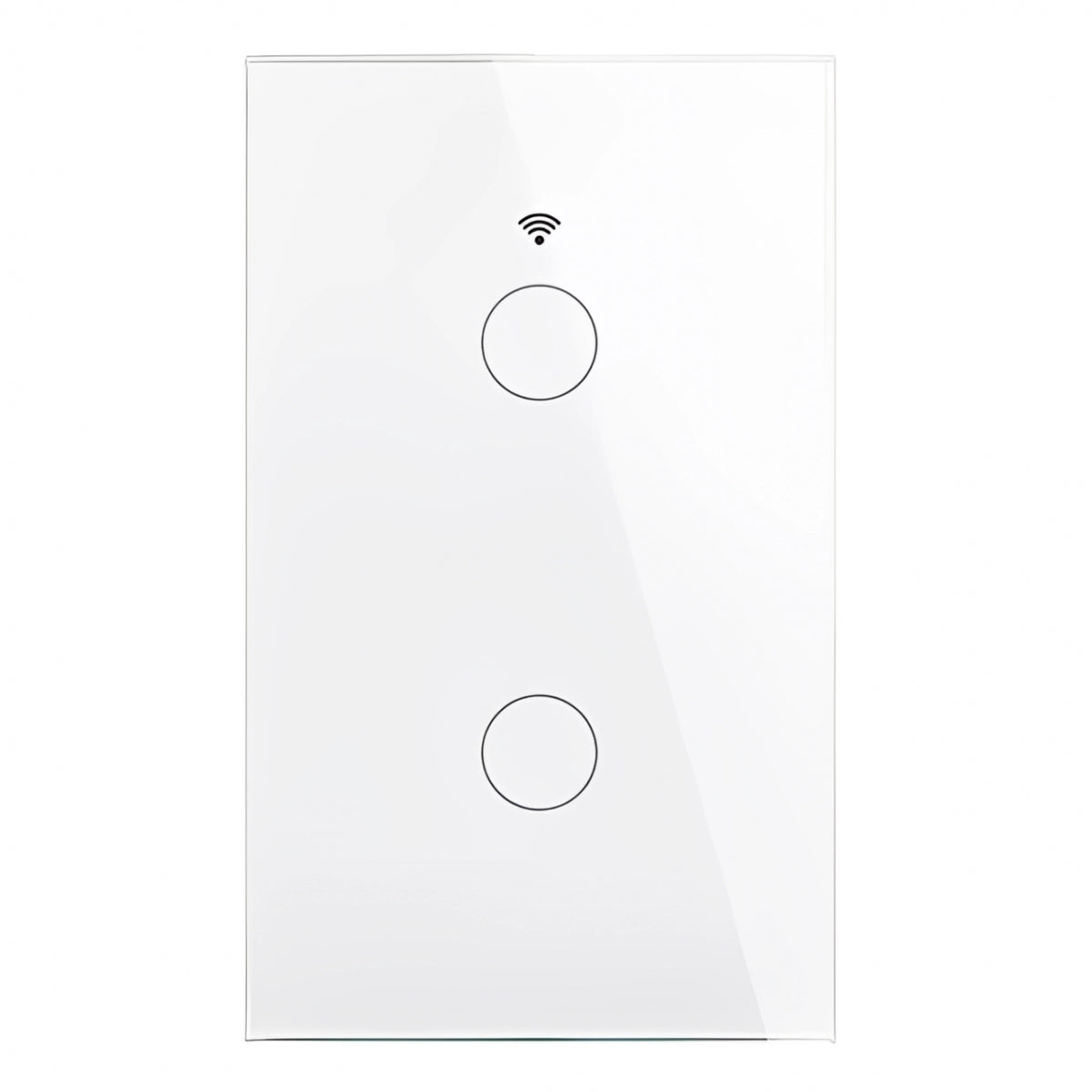 Interruptor Inteligente Wi-Fi de 2 Botones – Controla Tu Hogar Con Un Toque o Con Tu Voz