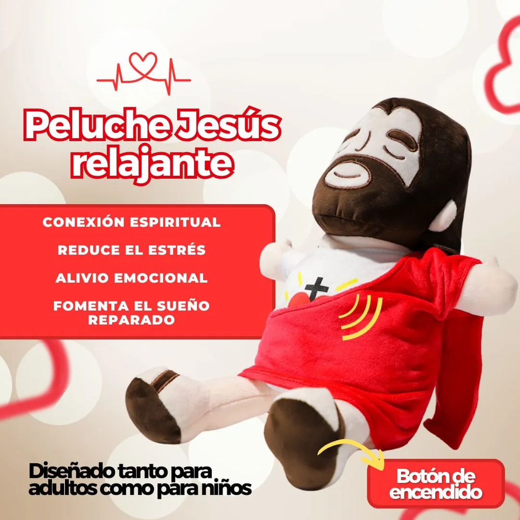 Peluche Jesús Relajante con Respiración