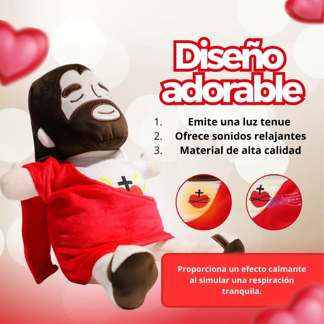 Peluche Jesús Relajante con Respiración
