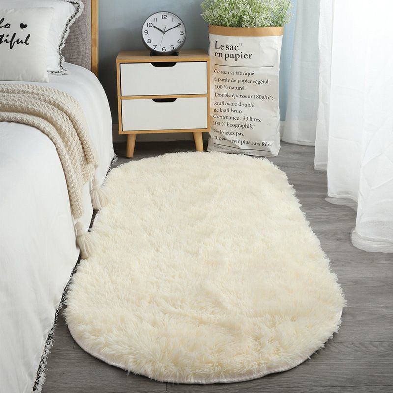 Alfombra Tapete Peludito Ovalado – Suavidad y Estilo Cozy para tu Hogar