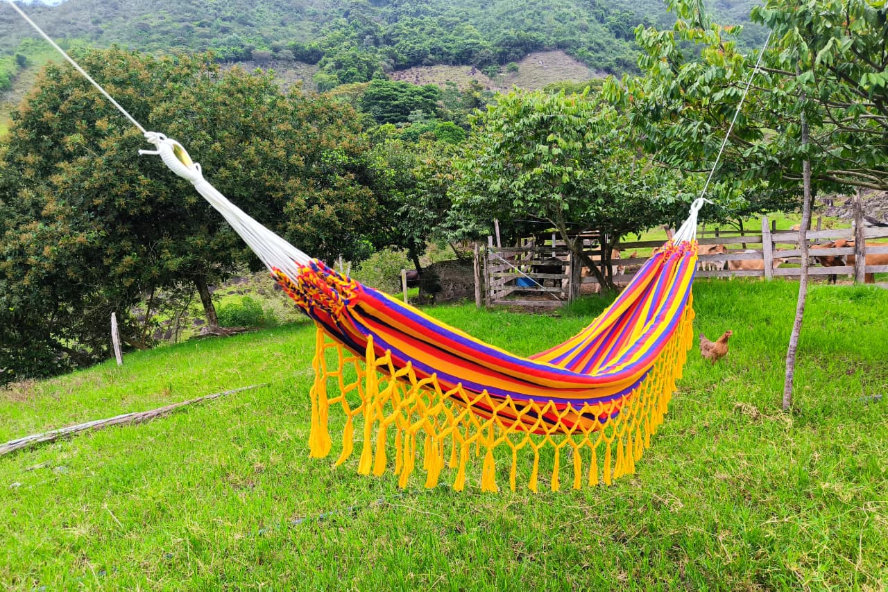 Hamaca Colgante de Algodón Doble: El Descanso Perfecto para tu Hogar