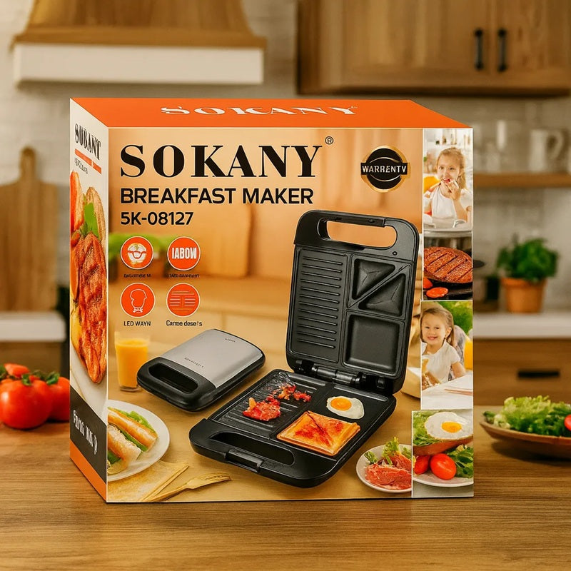 Máquina de Desayunos 3 en 1 Smart Chef: Tu Mañana Lista en Minutos