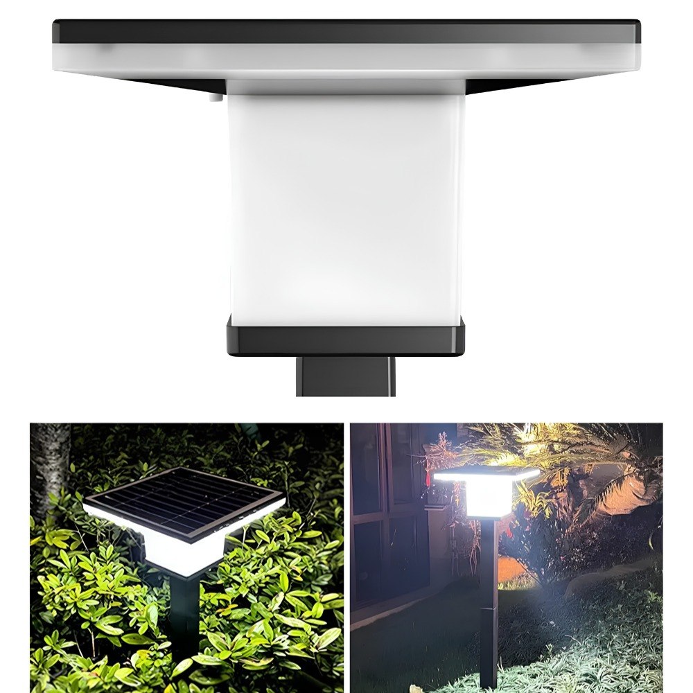 Lámpara Solar Jardín 2 en 1: Iluminación Gratis Todo el Año