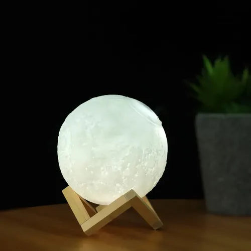 Lámpara Humidificadora Luna 3D Mágica – Difusor Ultrasónico de Aromas de Gran Capacidad (880ml)