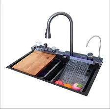 Fregadero Inteligente Nano Black (75x45 cm): La Estación de Cocina Definitiva