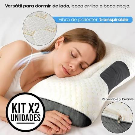 Combo x2 Almohadas Ortopédicas Cervicales – El Secreto de un Descanso Cinco Estrellas